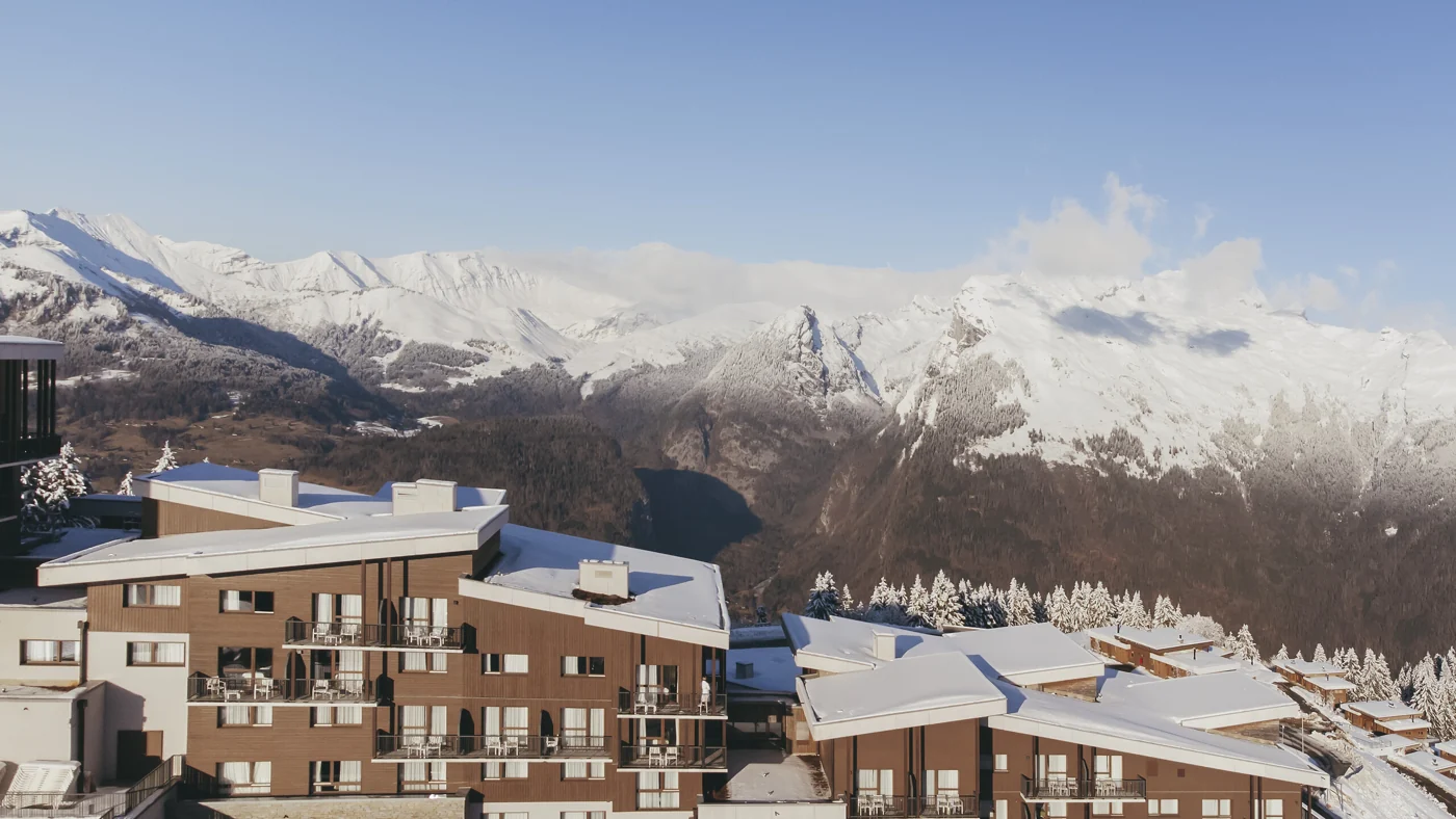 Club Med Grand Massif Samoëns Morillon, França — fotografia oficial do village na temporada de neve